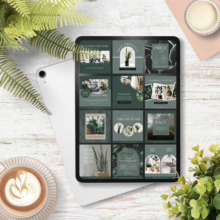 50 Instagram Post Templates for Canva - Style A007