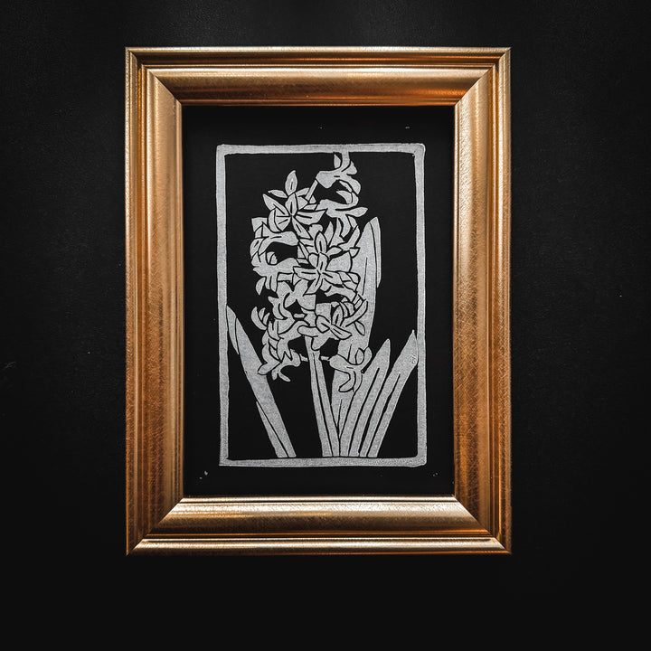 Hyacinth Block Print