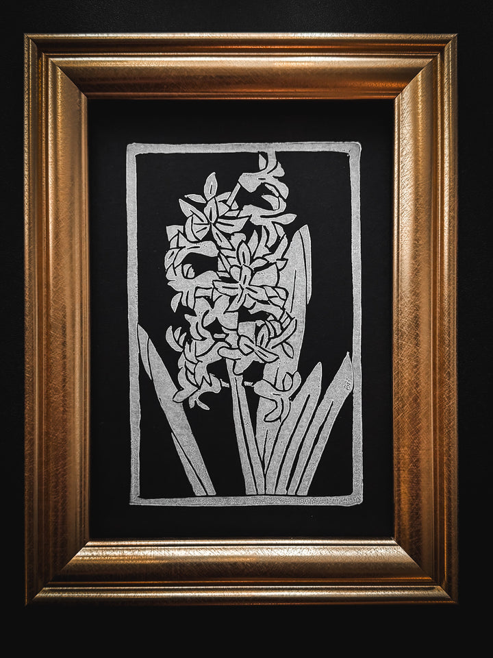 Hyacinth Block Print