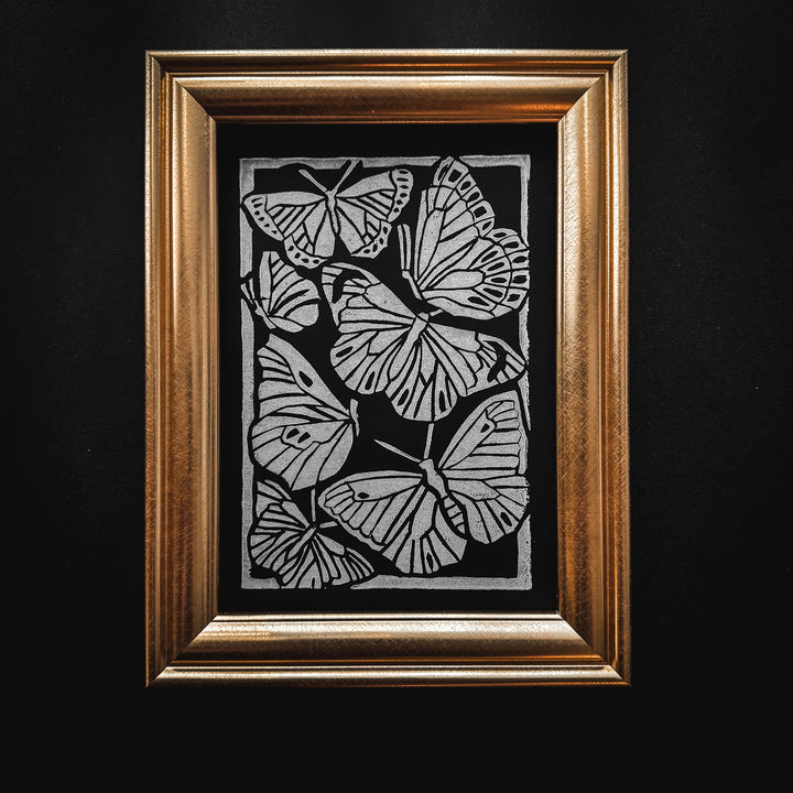 Butterfly Block Print