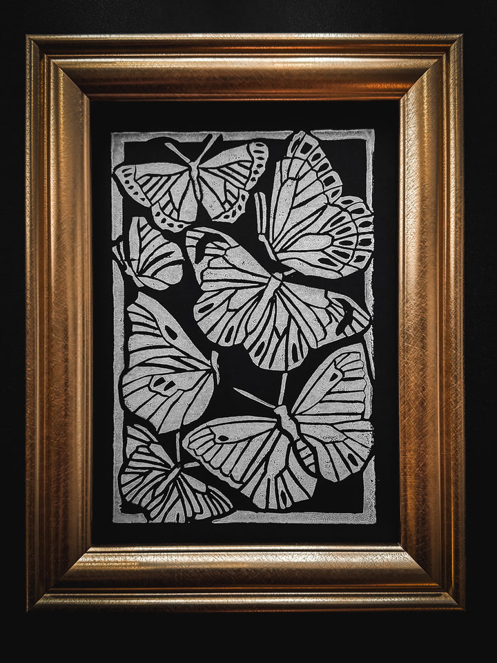 Butterfly Block Print